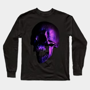 Purple Skull Long Sleeve T-Shirt